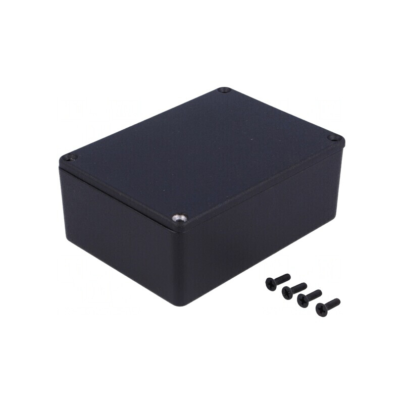 Carcasă universală aluminiu IP54 1590SBK 82x111x44mm | Electronic-mag.ro | Componente Electronice Carcasă universală aluminiu IP54 1590SBK 82x111x44mm | Electronic-mag.ro | Componente Electronice