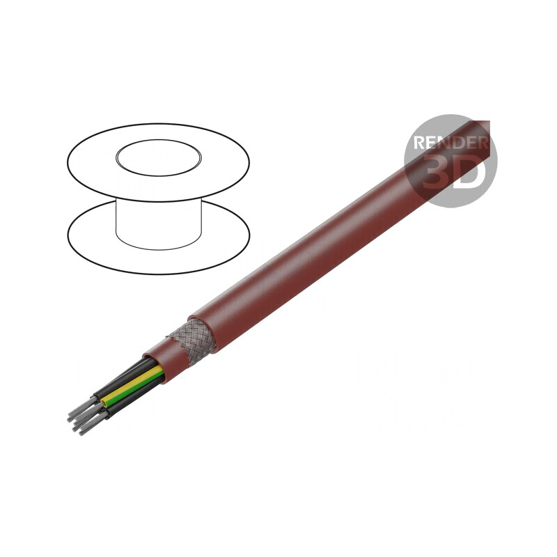 Cablu Silicon Litat 7G1mm2 Maro-Roşu 60-180°C | Electronic-mag.ro | Componente Electronice