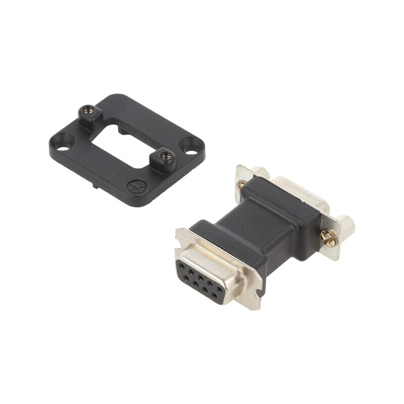 D-SUB 9P Conector F-F Negru | Electronic-mag.ro | Componente Electronice D-SUB 9P Conector F-F Negru | Electronic-mag.ro | Componente Electronice