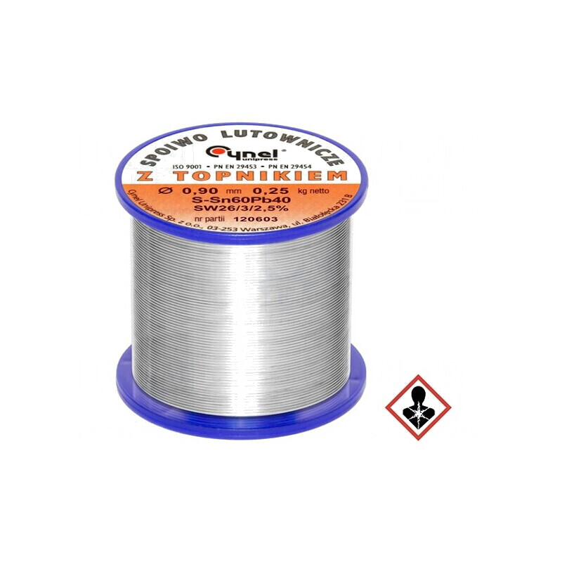 Sârmă de lipit cu plumb 0,9mm 0,25kg | Electronic-mag.ro | Componente Electronice