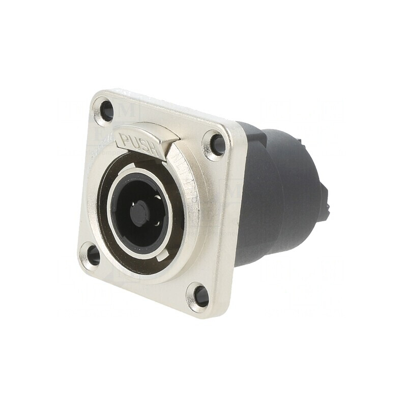 SPEAKON Panou Conector 4 Poli Femelă | Electronic-mag.ro | Componente Electronice