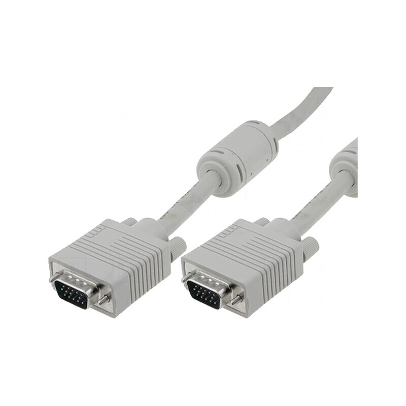 Cablu D-Sub 15pin HD Gri 15m | Electronic-mag.ro | Componente Electronice