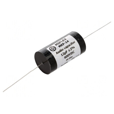 Condensator polipropilenă 12uF 600VDC THT Ø33x62mm | Electronic-mag.ro | Componente Electronice