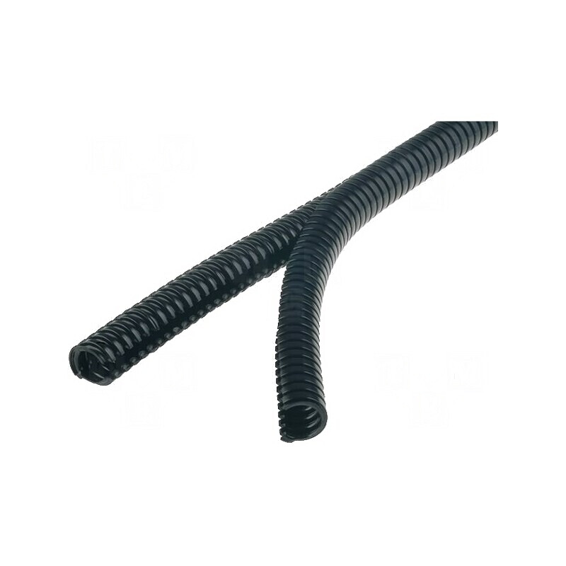 Tub de protecție poliamidă neagră 28mm -40÷110°C | Electronic-mag.ro | Componente Electronice