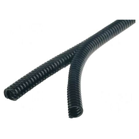 Tub de protecție poliamidă neagră 28mm -40÷110°C | Electronic-mag.ro | Componente Electronice