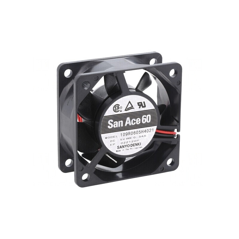 Ventilator DC axial 5V 60x60x25mm 31.8m3/h 28dBA cu bilă | Electronic-mag.ro | Componente Electronice