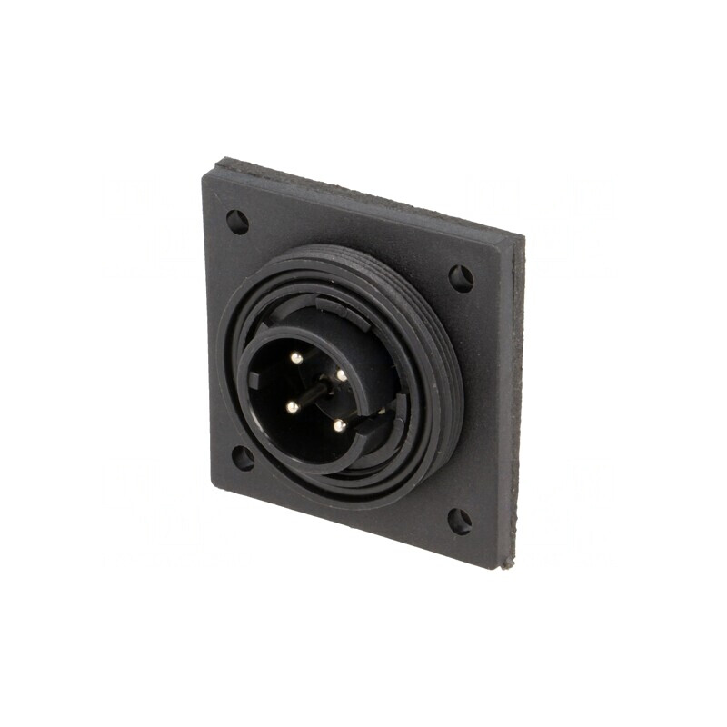 Conector circular soclu tată 4 pini IP68 Buccaneer | Electronic-mag.ro | Componente Electronice