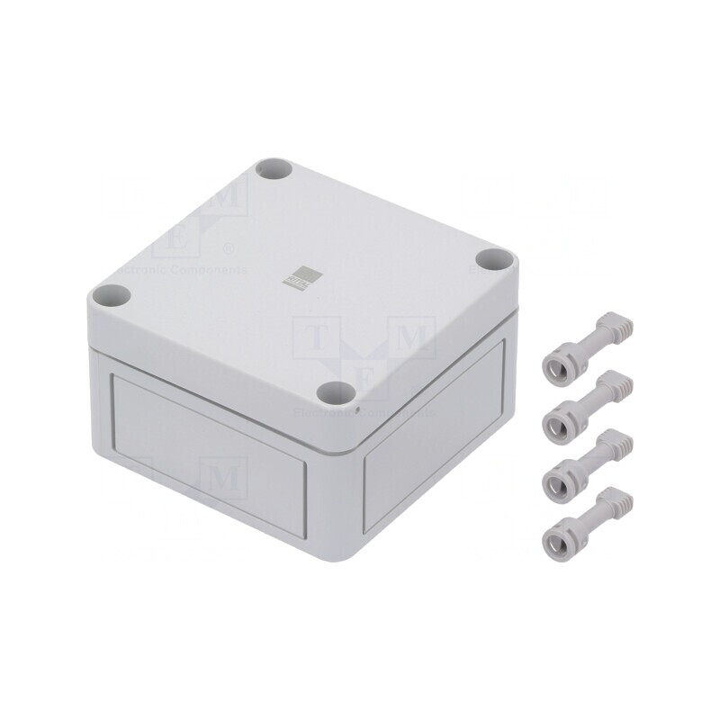 Carcasă Universală Policarbonat IP66 94x94x57mm | Electronic-mag.ro | Componente Electronice