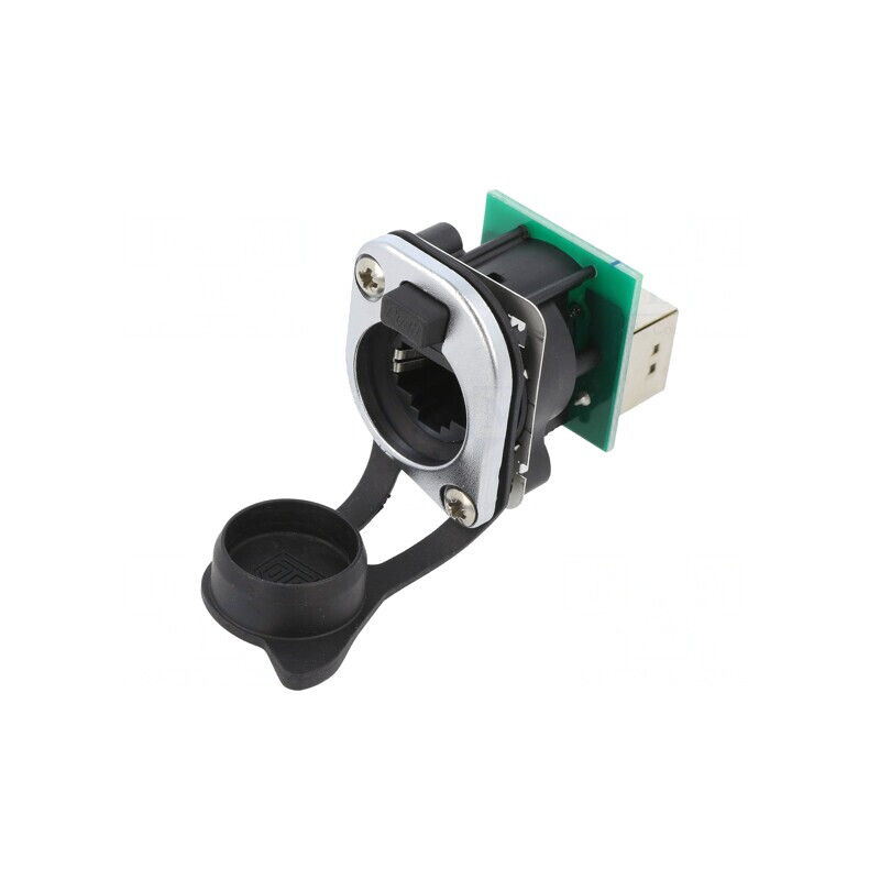Rugged D-Size Feedthrough Connector | Electronic-mag.ro | Componente Electronice