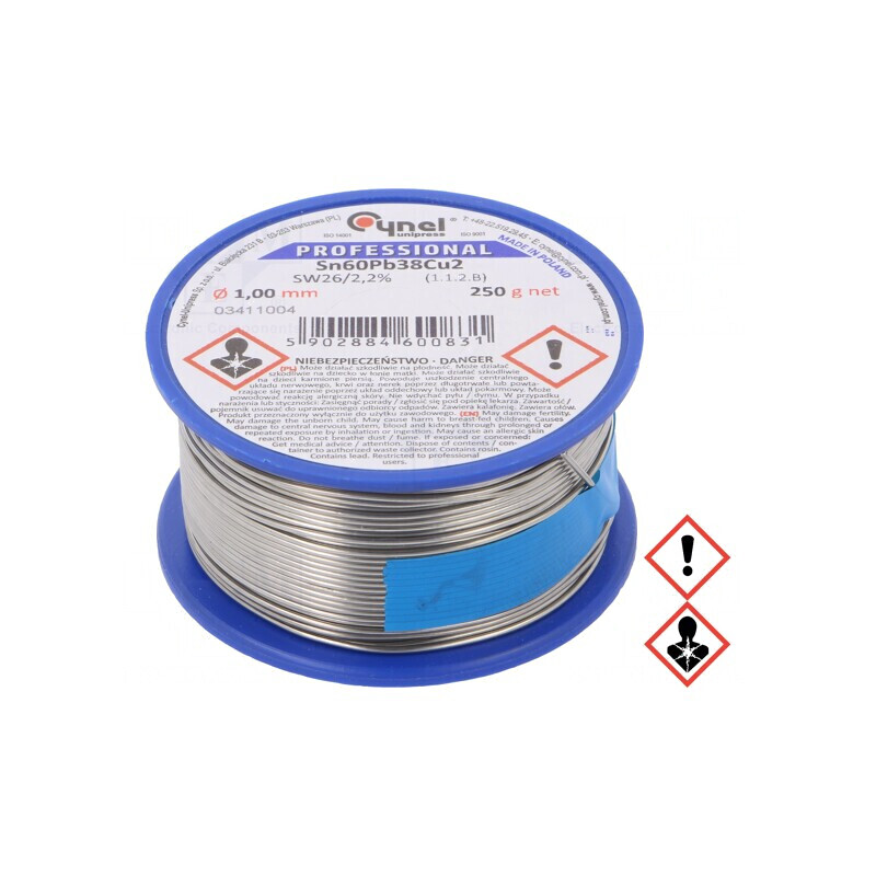 Sârmă de lipit 1mm cu plumb 0,25kg | Electronic-mag.ro | Componente Electronice