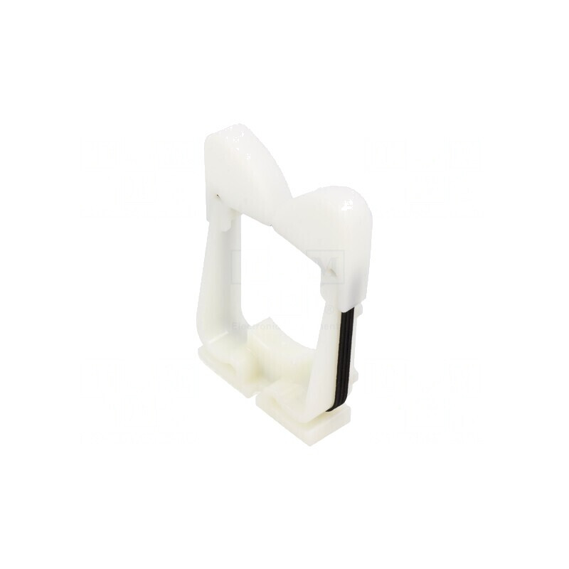 Clemă montată cu șurub poliamidă naturală 71,4mm | Electronic-mag.ro | Componente Electronice