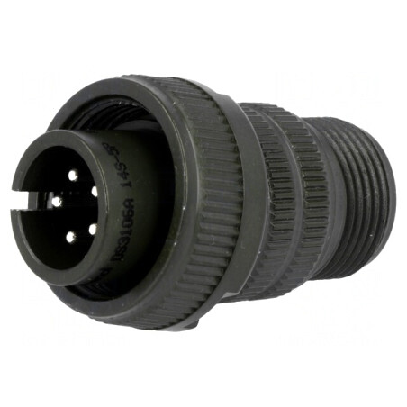 Conector circular 14S aluminiu 5 pini | Electronic-mag.ro | Componente Electronice
