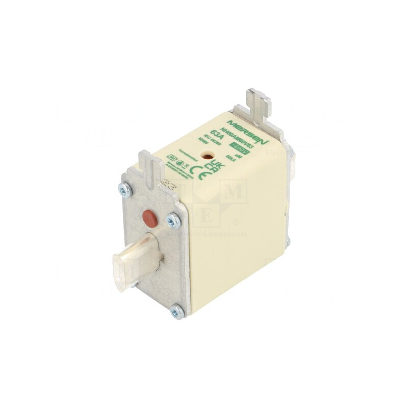 Siguranță ceramică industrială NH00 63A 690V | Electronic-mag.ro | Componente Electronice