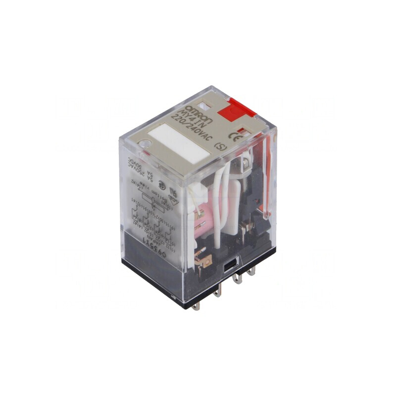 Releu Electromagnetic 4PDT 230VAC 5A | Electronic-mag.ro | Componente Electronice