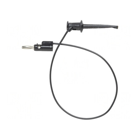Cablu de măsurare 60VDC 30VAC 5A 1.52m Negru | Electronic-mag.ro | Componente Electronice