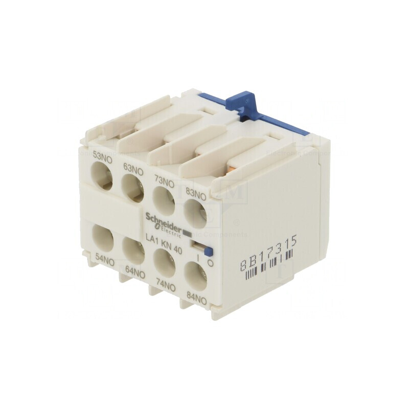 Contacte auxiliare TeSys K LA1KN40 cu cleme șurub | Electronic-mag.ro | Componente Electronice Contacte auxiliare TeSys K LA1KN40 cu cleme șurub | Electronic-mag.ro | Componente Electronice