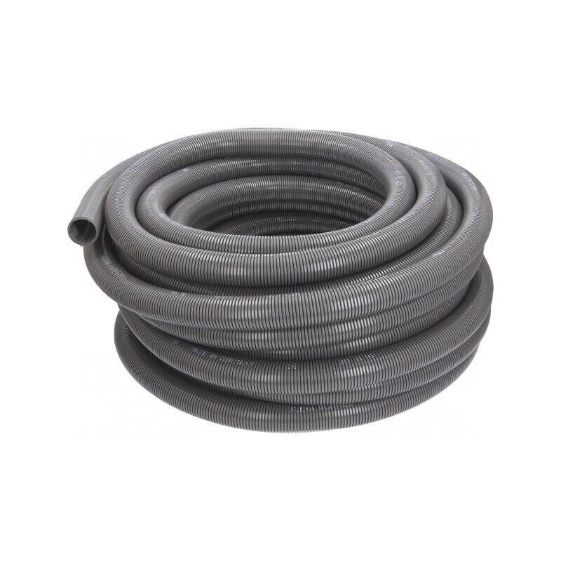 Tub de protecție poliamidă 6 gri 42mm | Electronic-mag.ro | Componente Electronice