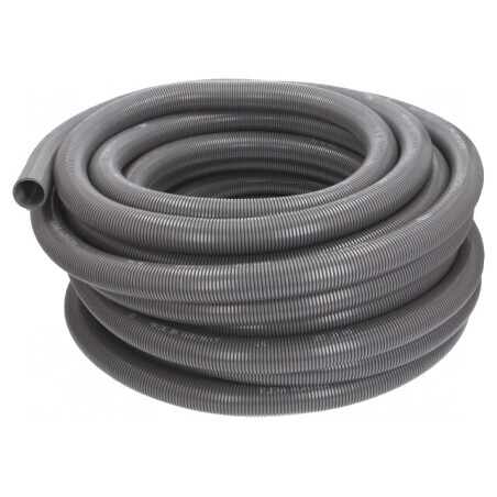 Tub de protecție poliamidă 6 gri 42mm | Electronic-mag.ro | Componente Electronice