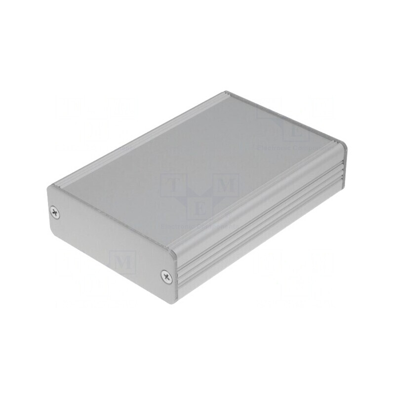 Carcasă aluminiu gri AKG 69x100x24mm | Electronic-mag.ro | Componente Electronice