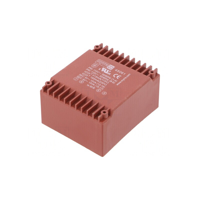 Transformator încapsulat 30VA 115/230VAC 6V 2,5A | Electronic-mag.ro | Componente Electronice