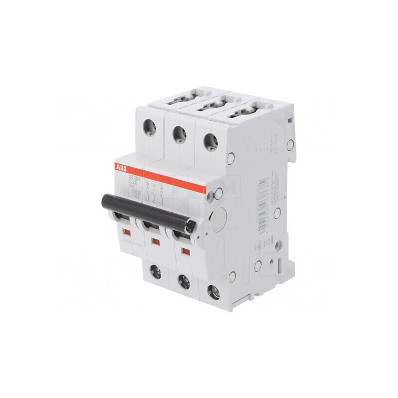 Întrerupător de supracurent 20A 3P 400VAC | Electronic-mag.ro | Componente Electronice