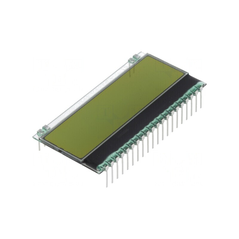 Afișaj LCD Alfanumeric 8x1 Galben-Verde | Electronic-mag.ro | Componente Electronice