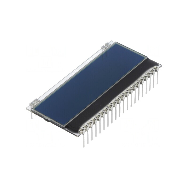 Afișaj LCD Alfanumeric 8x1 Negativ Negru 55x17.5mm | Electronic-mag.ro | Componente Electronice