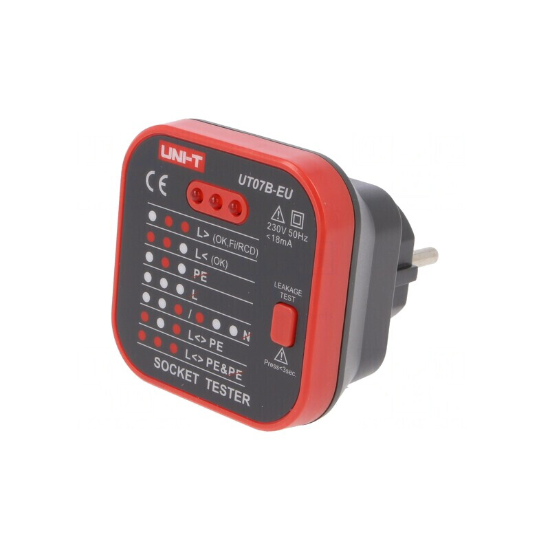 Tester Prize Electrice cu LED 230V EU | Electronic-mag.ro | Componente Electronice