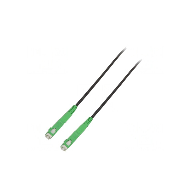Patch Cord Fibra SC/APC 100m LSZH Negru | Electronic-mag.ro | Componente Electronice