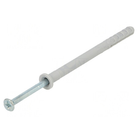 Plastic Anchor with Screw 6x80 Zinc-Plated Steel 50pcs | Electronic-mag.ro | Componente Electronice