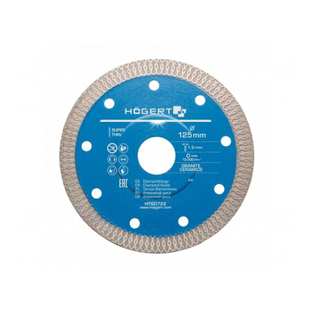 Disc de Tăiere Diamantat 125mm 22.2mm | Electronic-mag.ro | Componente Electronice