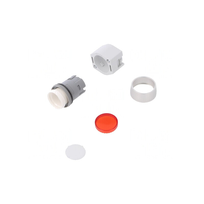 Comutator apăsare 22mm roșu | Electronic-mag.ro | Componente Electronice