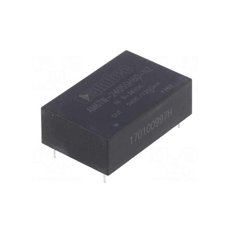 Convertor DC/DC 6W 9-36V la 5V 1.2A DIP24 | Electronic-mag.ro | Componente Electronice
