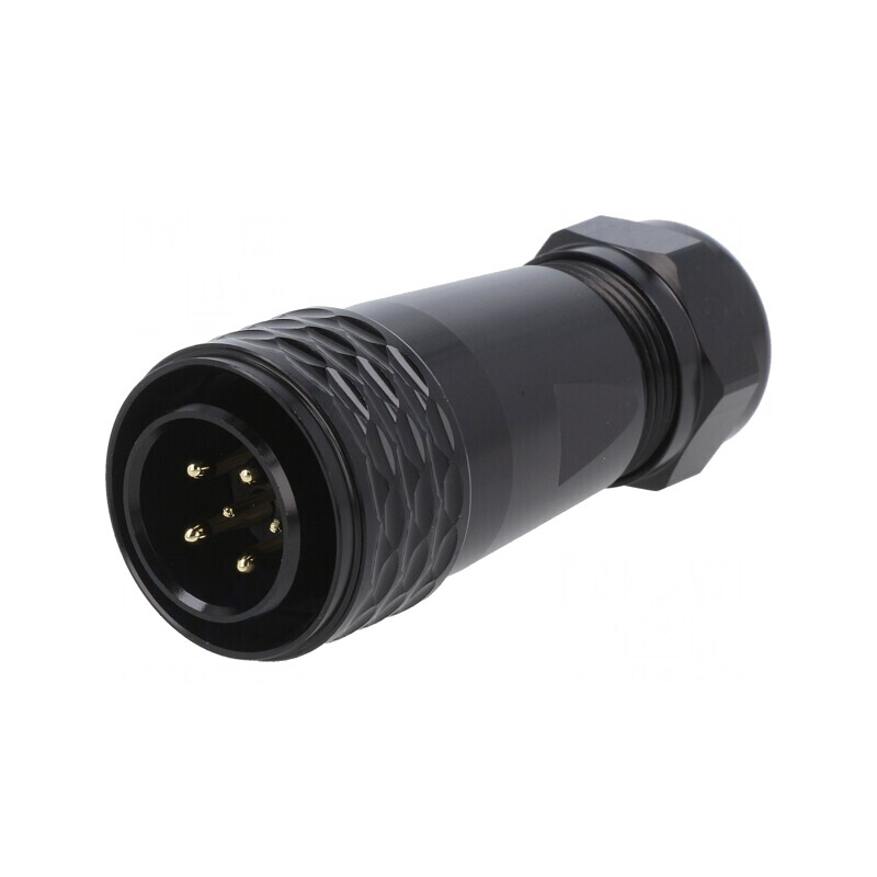 Mufă SA20 Tată PIN 6 IP67 Lipire pe Cablu 500V | Electronic-mag.ro | Componente Electronice