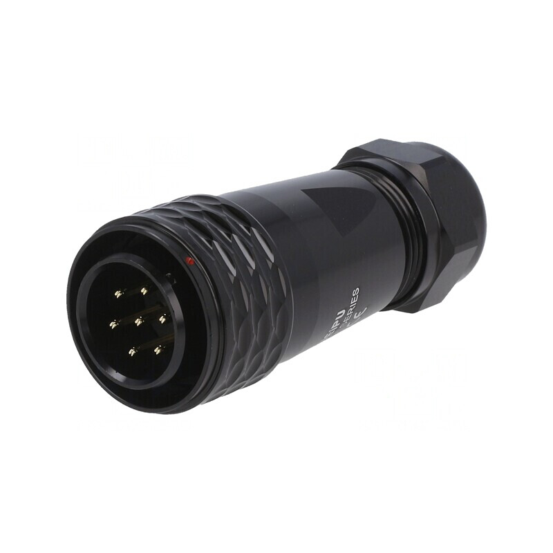 Mufă SA20 tată 7 pini IP67 10A 500V cablu 8-12mm | Electronic-mag.ro | Componente Electronice
