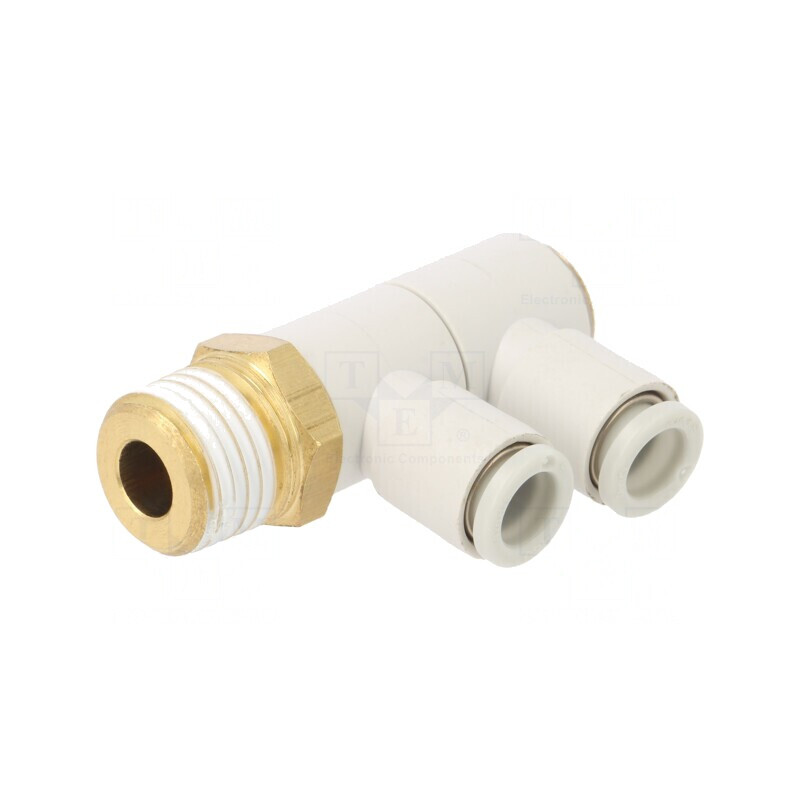 Racord Push-in 90° 1-10bar 5-60°C KQ2VD08-04AS | Electronic-mag.ro | Componente Electronice