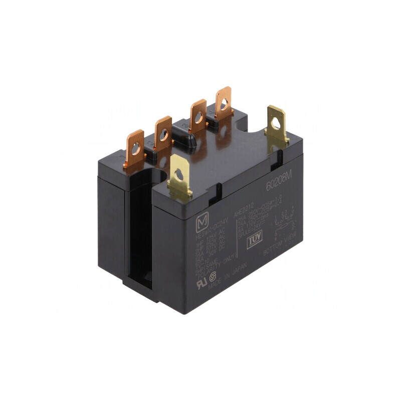 Releu Electromagnetic DPST-NO 24VDC HE2AN | Electronic-mag.ro | Componente Electronice
