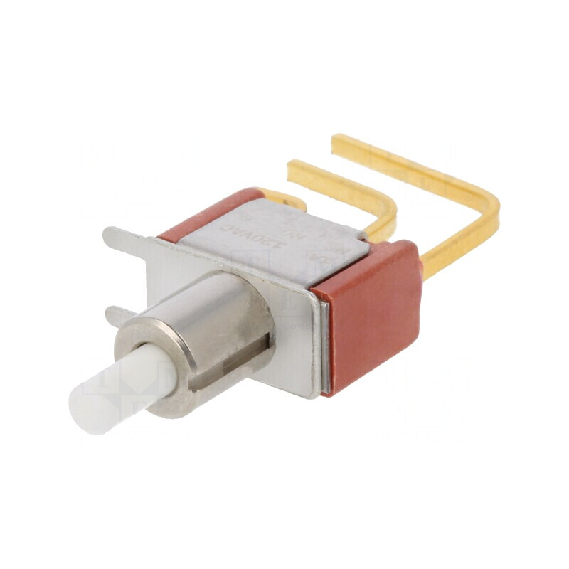 Comutator apăsare SPDT 1A 120VAC ON-(ON) | Electronic-mag.ro | Componente Electronice