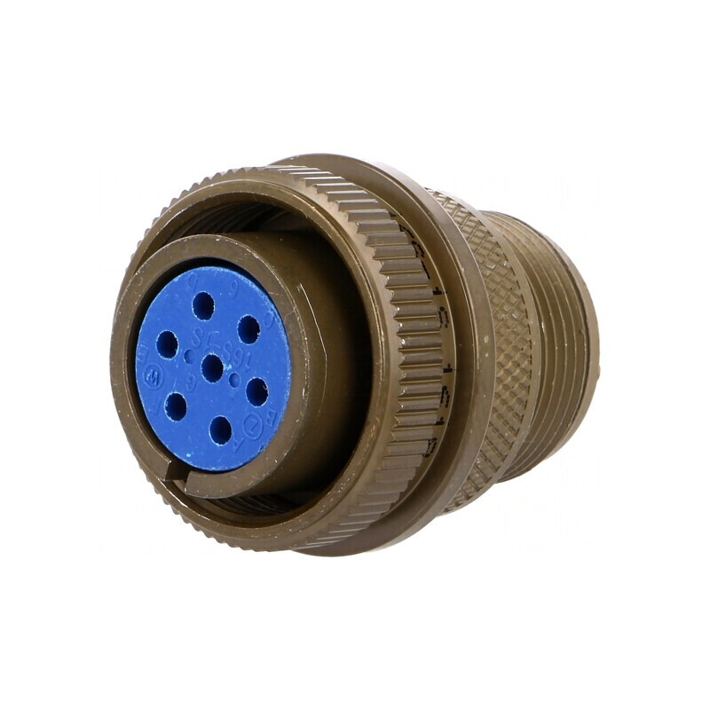 Conector Circular 16S Aluminiu Oliv | Electronic-mag.ro | Componente Electronice