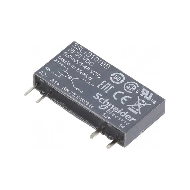 Releu Semiconductor 16-30VDC 100mA 48VDC Soclu | Electronic-mag.ro | Componente Electronice