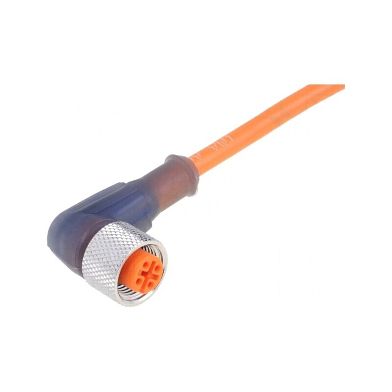 Cablu de conectare M12 3 PIN 2m 30VAC 4A | Electronic-mag.ro | Componente Electronice