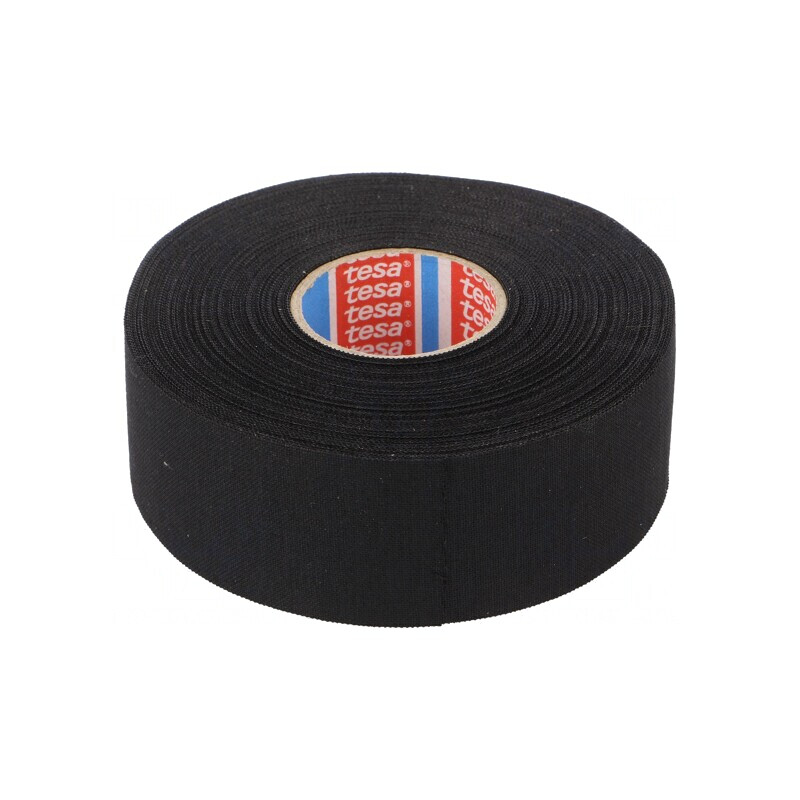 Bandă Textilă Auto Neagră 38mm x 25m | Electronic-mag.ro | Componente Electronice