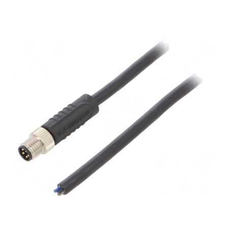 Conector M8 Tată 5PIN Drept Cu Cablu 3A 30V | Electronic-mag.ro | Componente Electronice