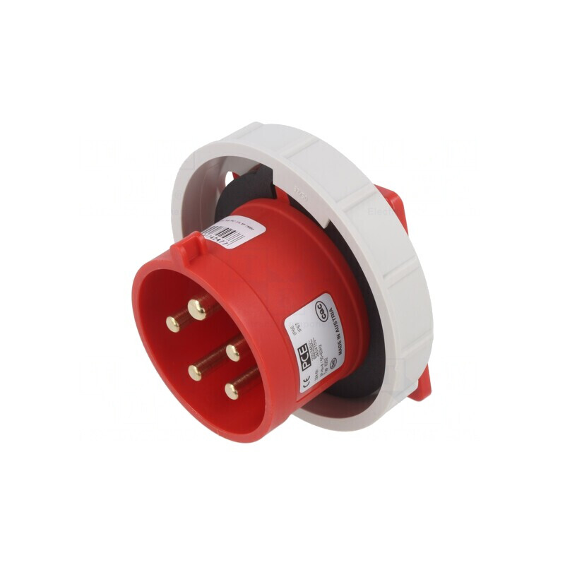 Conector Alimentare AC Trifazat 32A 400V IP67 Soclu Tată | Electronic-mag.ro | Componente Electronice