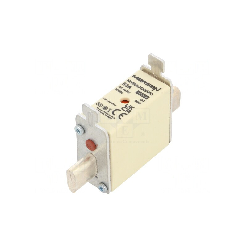 Siguranță Ceramică Industrială gG 63A 690VAC 250VDC | Electronic-mag.ro | Componente Electronice Siguranță Ceramică Industrială gG 63A 690VAC 250VDC | Electronic-mag.ro | Componente Electronice