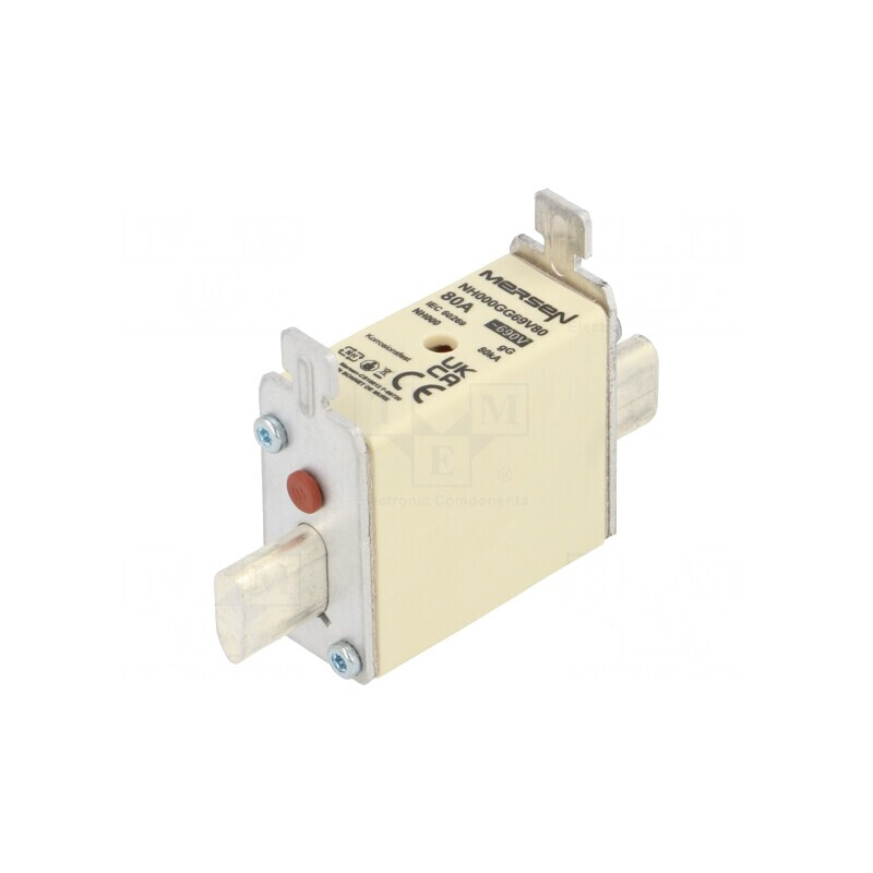 Siguranță ceramică gG 80A 690VAC 250VDC industrială | Electronic-mag.ro | Componente Electronice