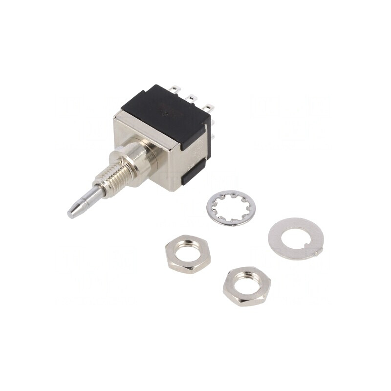 Comutator Apăsare 3PDT 6A 125V/6V | Electronic-mag.ro | Componente Electronice