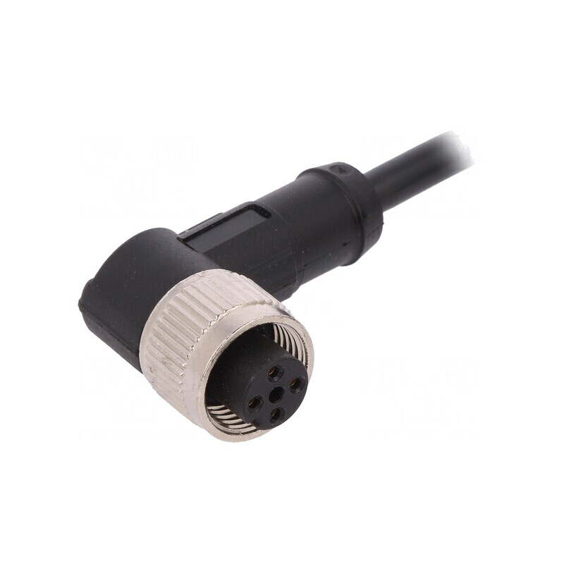 Cablu de Conectare M12 4 Pin 5m 250VAC 4A PVC | Electronic-mag.ro | Componente Electronice