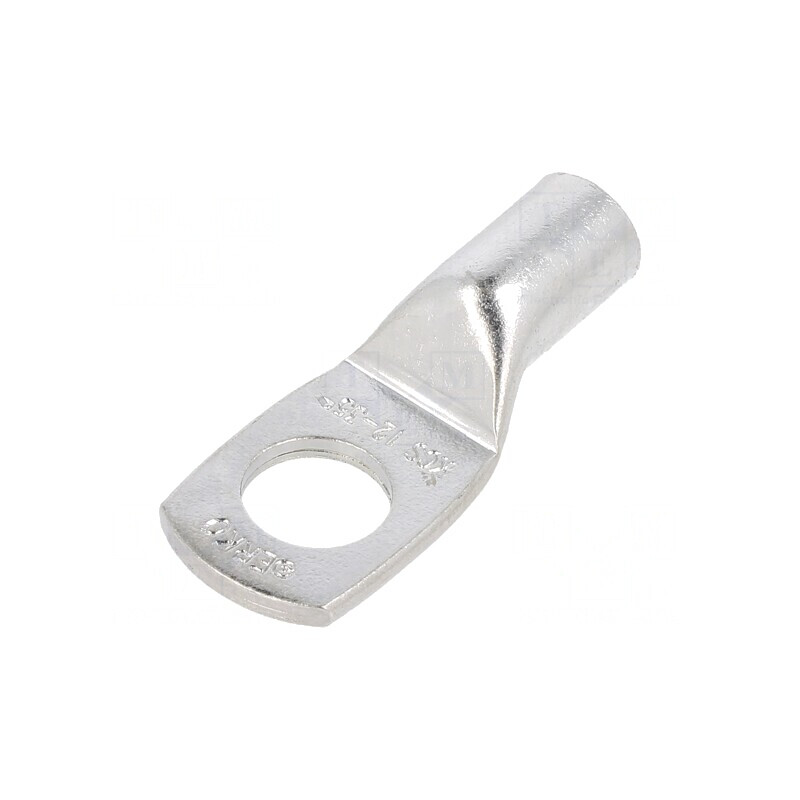 Vârf inelar tubular M12 35mm2 crimpat pe cablu cositorit | Electronic-mag.ro | Componente Electronice