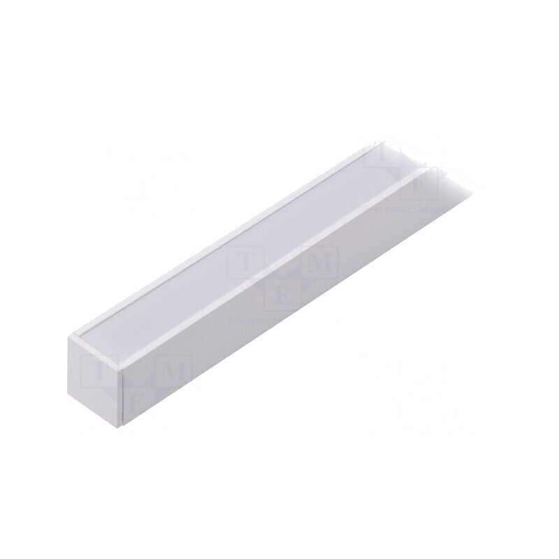 Profil aluminiu LED alb lăptos 1m LINEA20 | Electronic-mag.ro | Componente Electronice